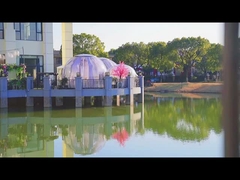 UV এড়িয়ে যাওয়া বাবল টেন্ট হাউস ওয়েদারপ্রুফ ট্রান্সপারেন্ট ক্যাম্পিং টেন্ট