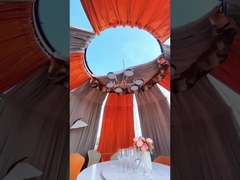 জলরোধী UV সুরক্ষা পরিষ্কার বুদবুদ তাঁবু 4m2 - 24m2 বায়ুচলাচল